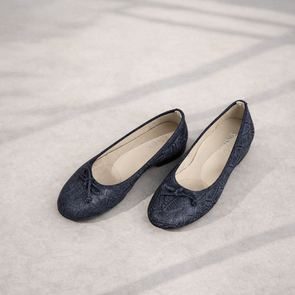 ELEGANTNA ŽENSKA BALETANKA OD MEKANE TEGET KOŽE