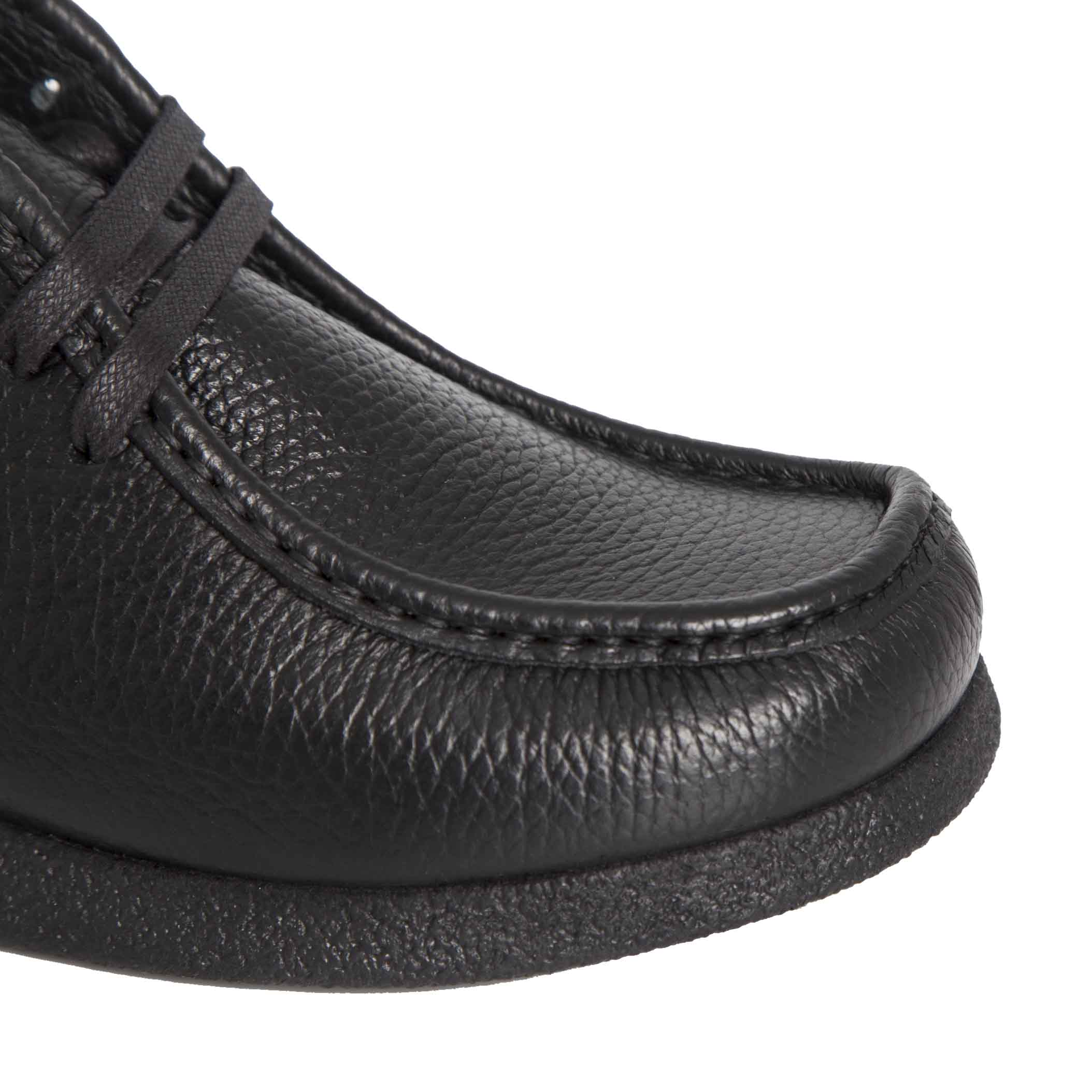 Poluduboka cipela Sebago u crnoj koži