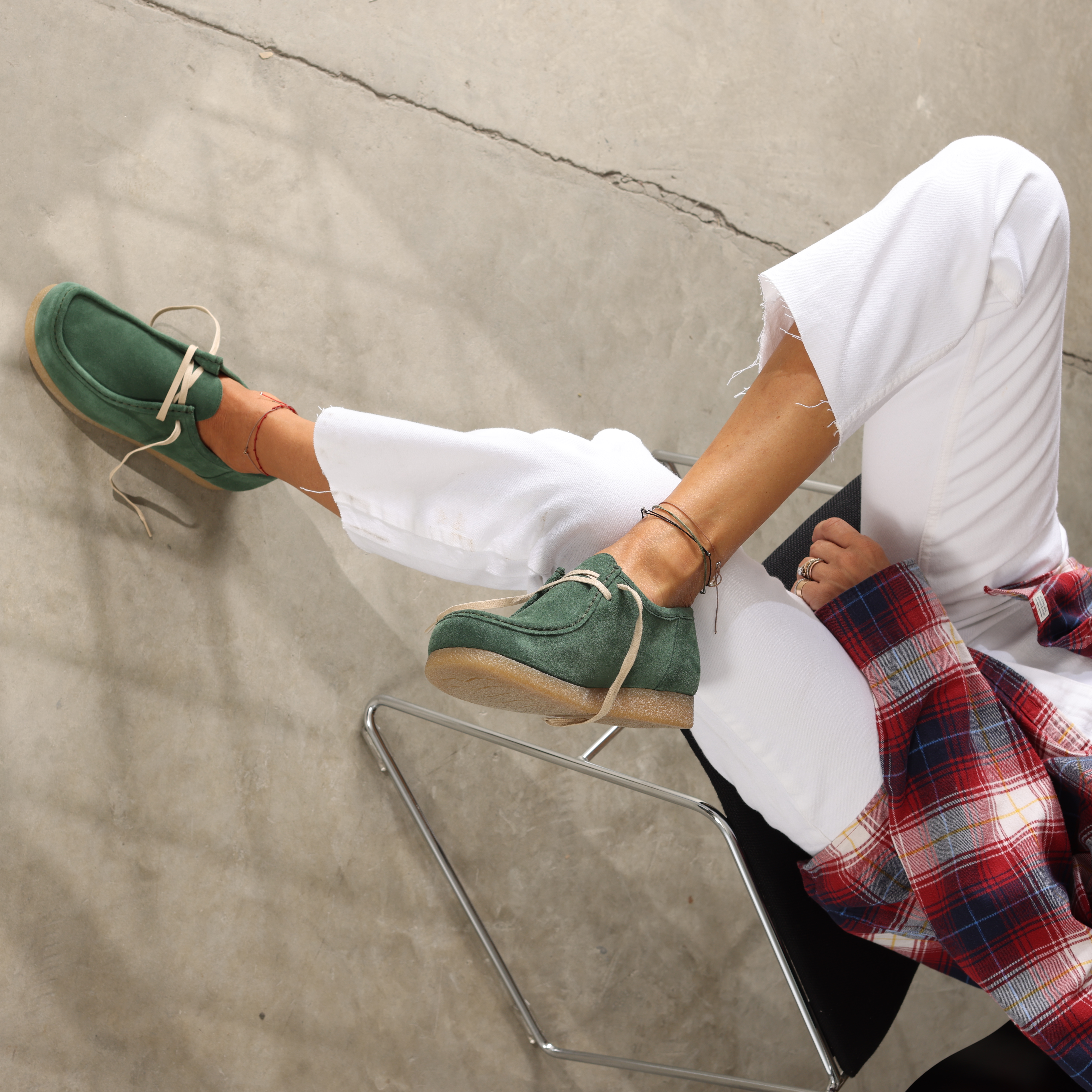 ZENSKA PLITKA CIPELA SEBAGO U ZELENOJ BOJI