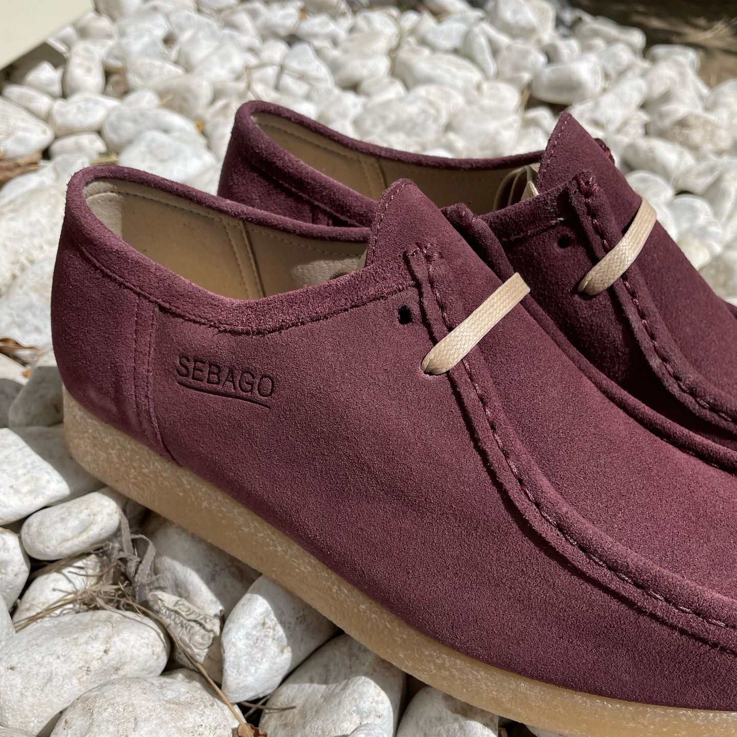 ŽENSKA PLITKA CIPELA SEBAGO U BORDO VELURU