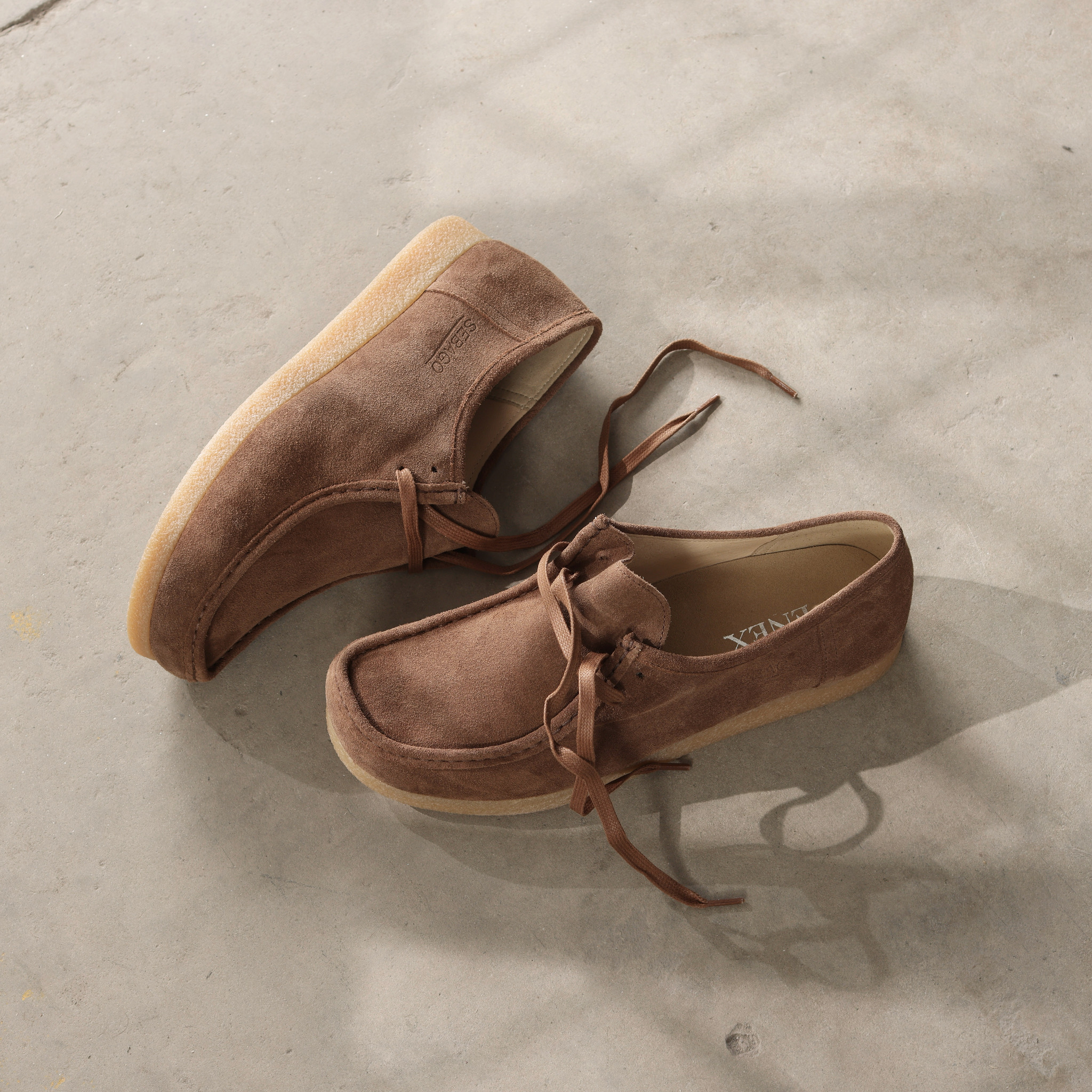 ŽENSKA PLITKA CIPELA SEBAGO U KAPUĆINO BOJI VELURA