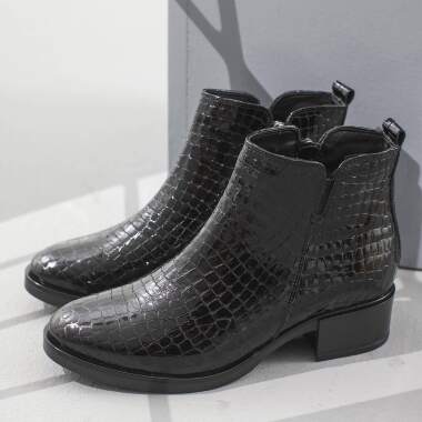 Ženska gležnjača crni kroko